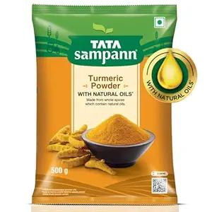 Tata Sampann Turmeric Powder With Natural Oils, 500g, Haldi Powder