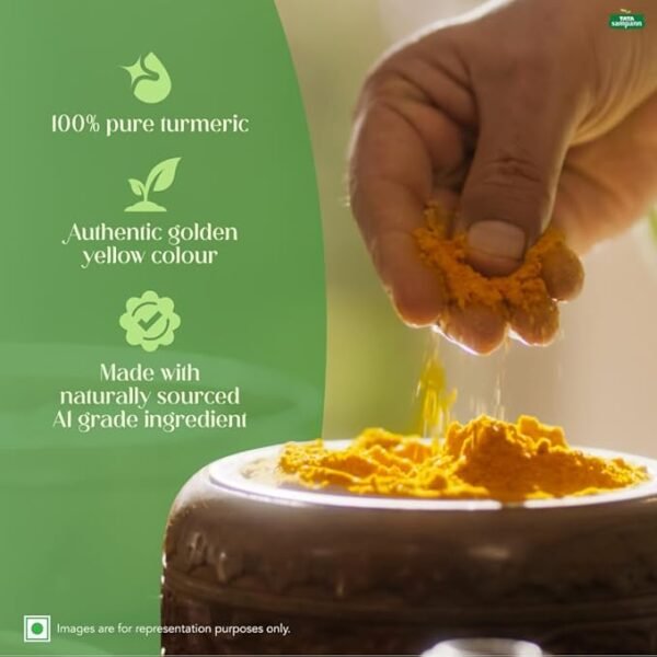 Tata Sampann Turmeric Powder With Natural Oils, 500g, Haldi Powder - Image 3